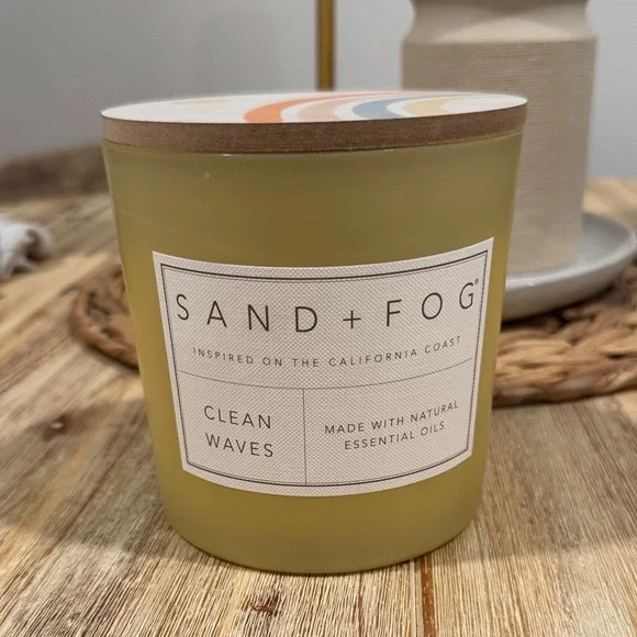 Sand + Fog Clean Waves Candle - 3 wick 21 oz - Picture 1 of 4